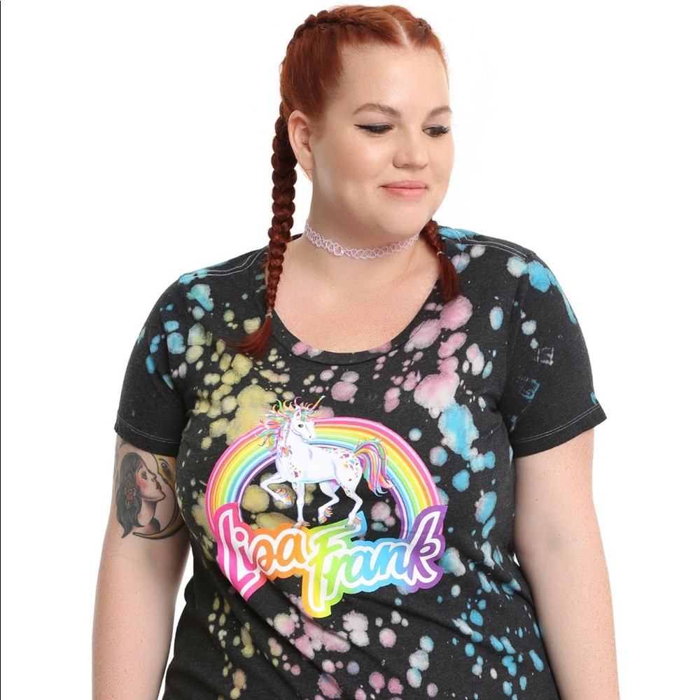 Torrid Lisa Frank Unicorn shirt NWOT